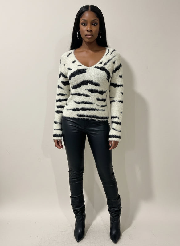 Zebra Sweater
