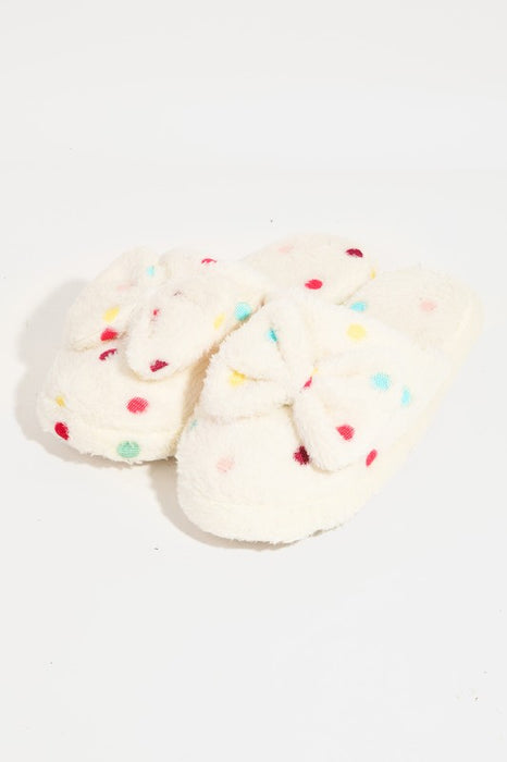 Cloud Dot Cozy Slippers