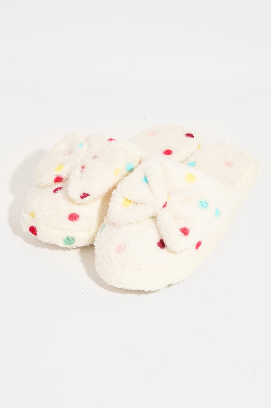 Cloud Dot Cozy Slippers