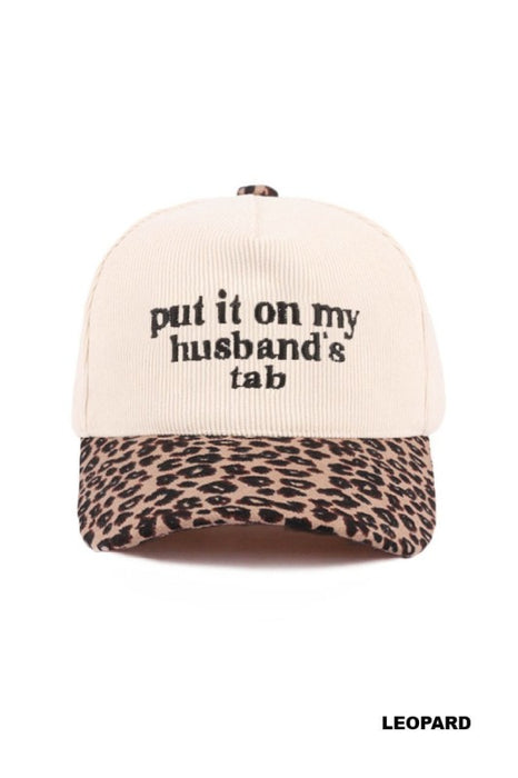 Corduroy Husband’s Tab Cap