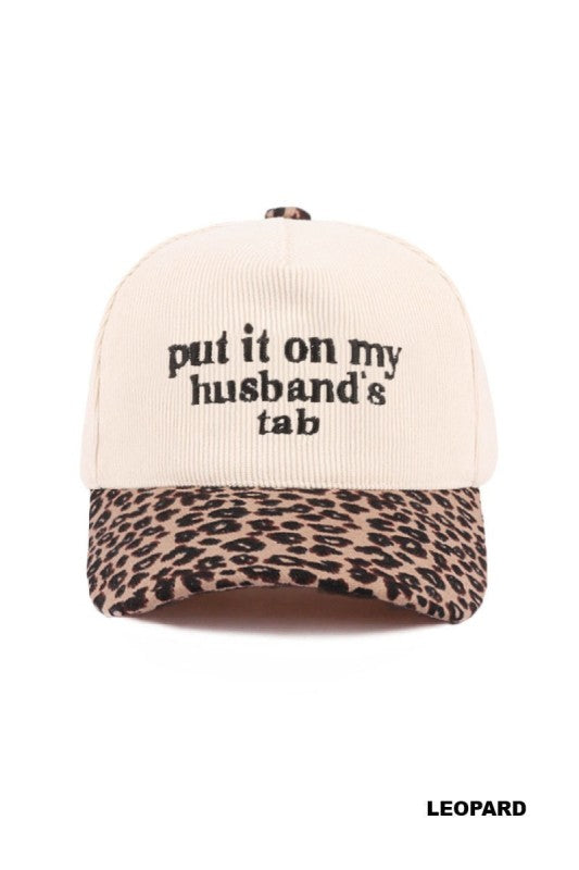 Corduroy Husband’s Tab Cap