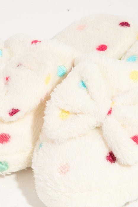 Cloud Dot Cozy Slippers
