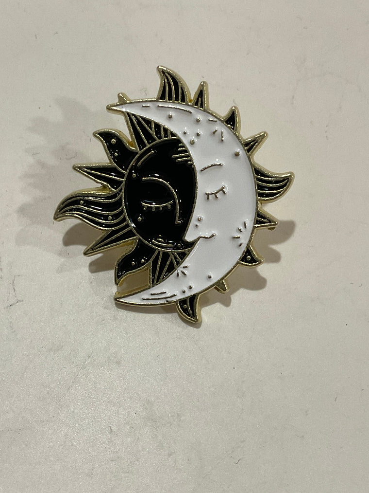 Sun and Moon Pin