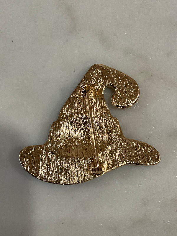 Sparkle Witch Hat Pin