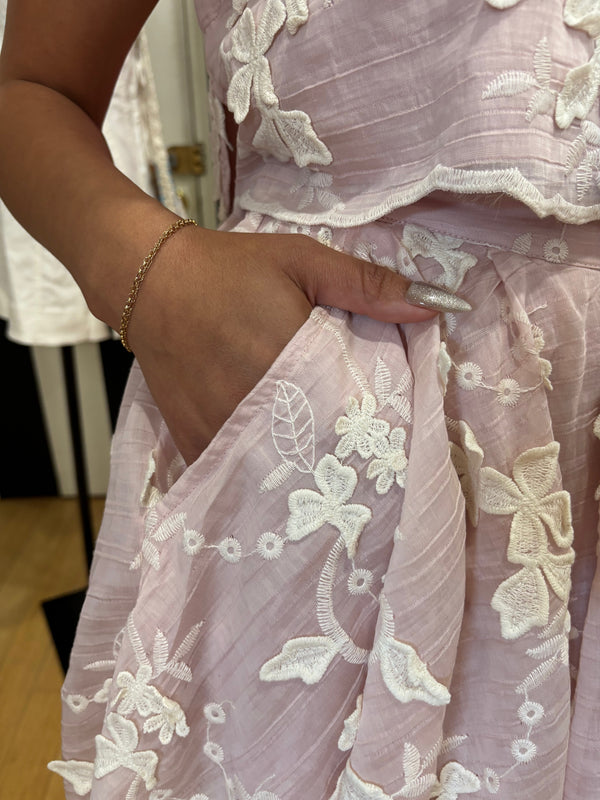 Blush Garden Skirt Set