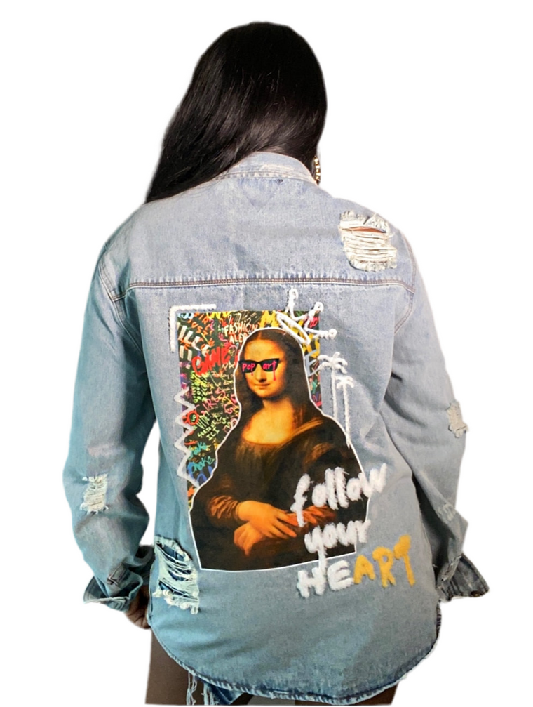 Mona Lisa Shirt Jacket