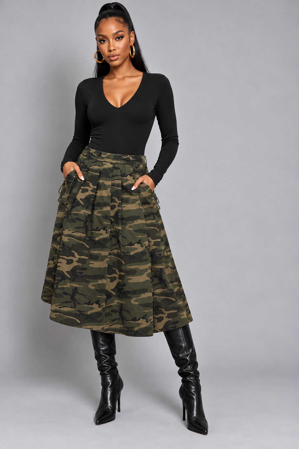 Camo Utility Skirt