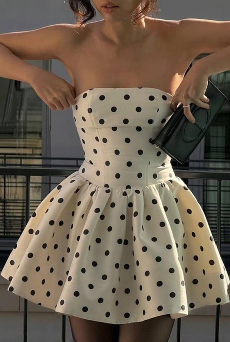 Polka Dot Mini Dress
