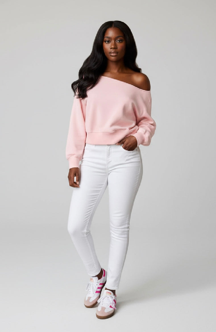 Off Shoulder Sweatshirt
