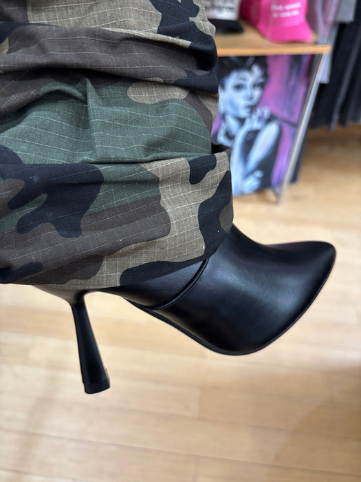 Camo Leather Boots