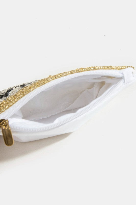 Tequila Money Beaded Coin Purse