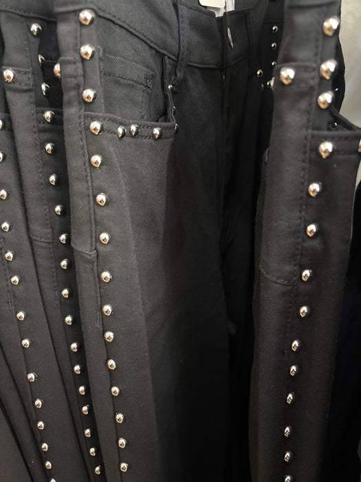 Studded Flare Jeans