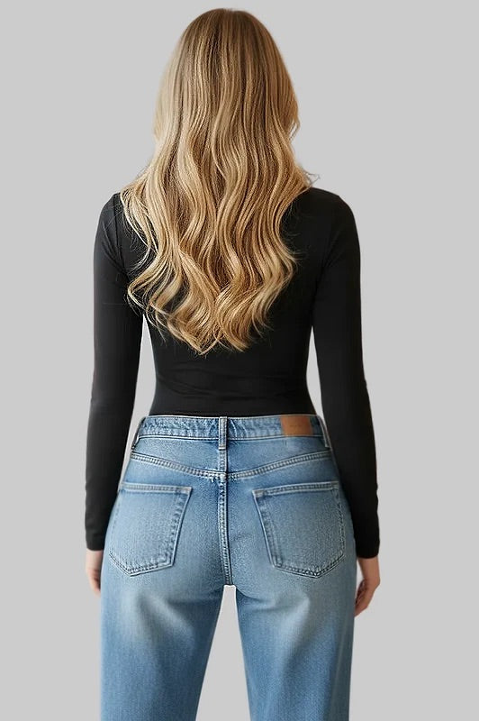 Like Skin V-Neck Bodysuit