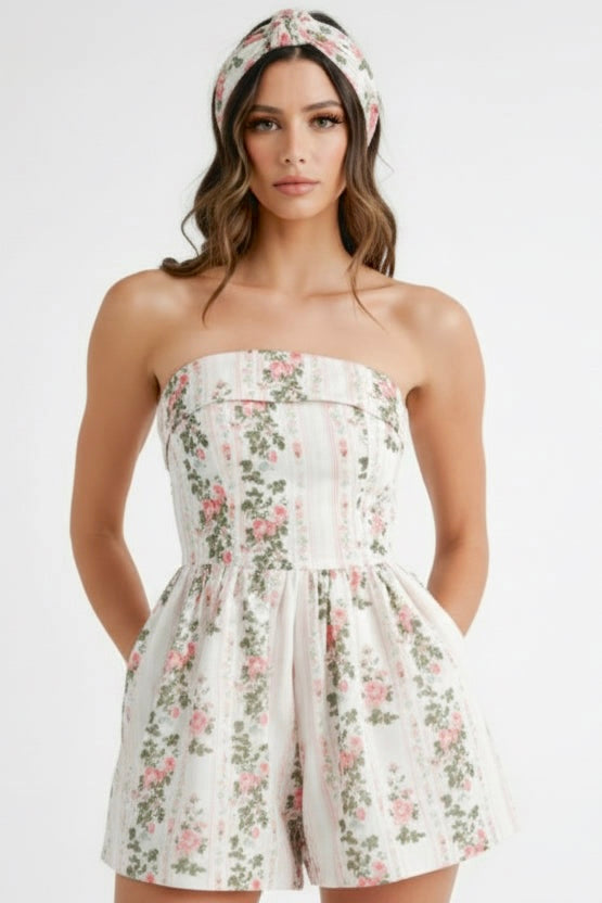 Delphi Floral Romper