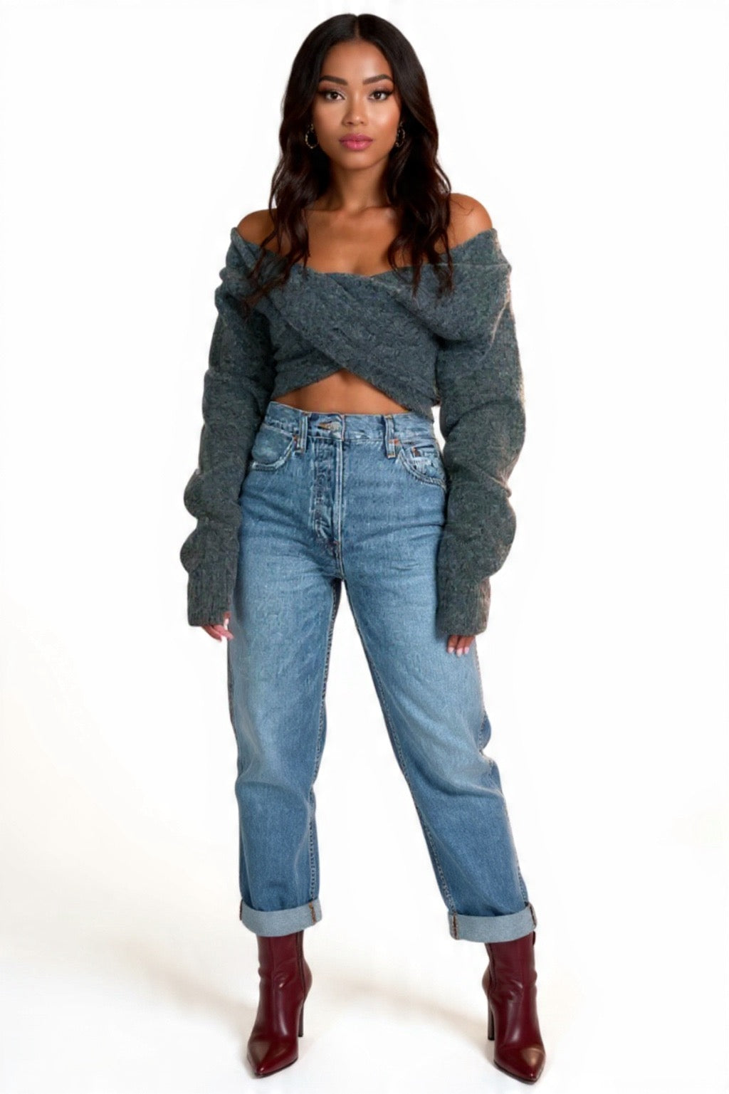 Nyla Crop Sweater