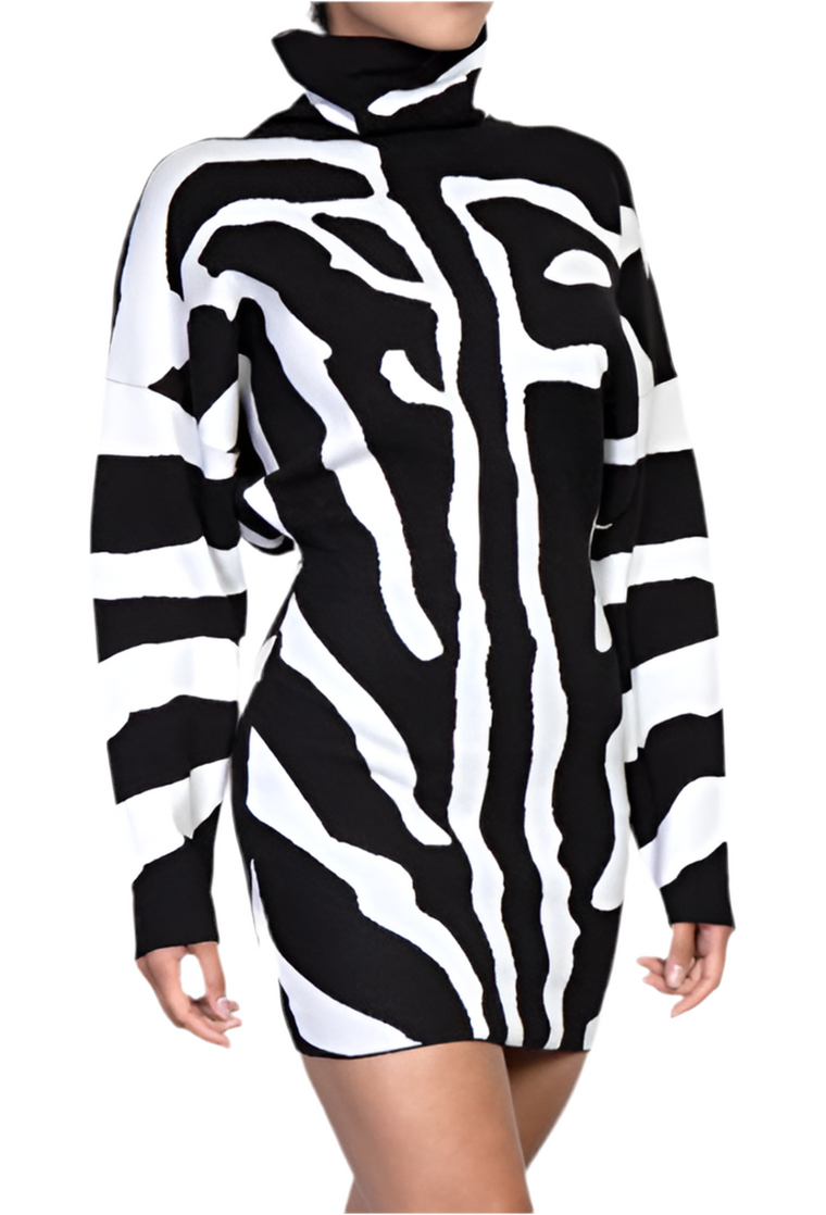 Wild Zebra Dress