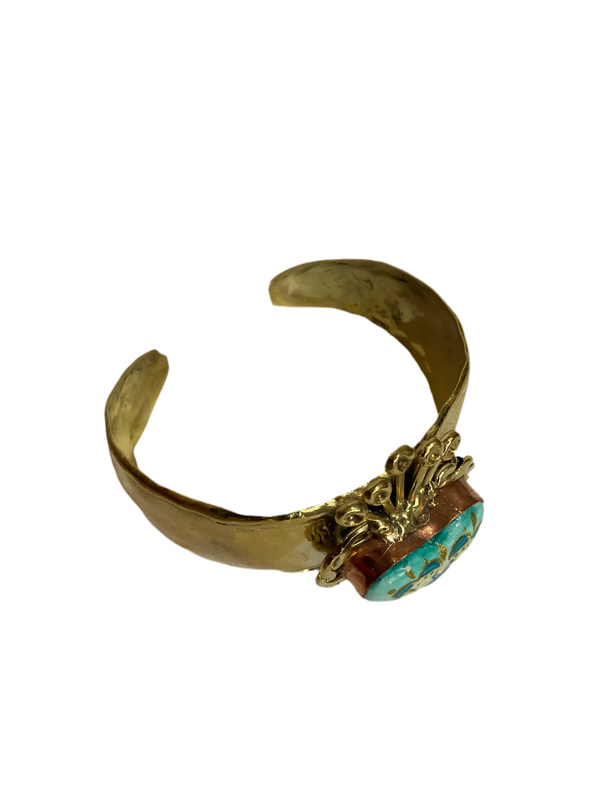 Blue Bird Cuff Bangle