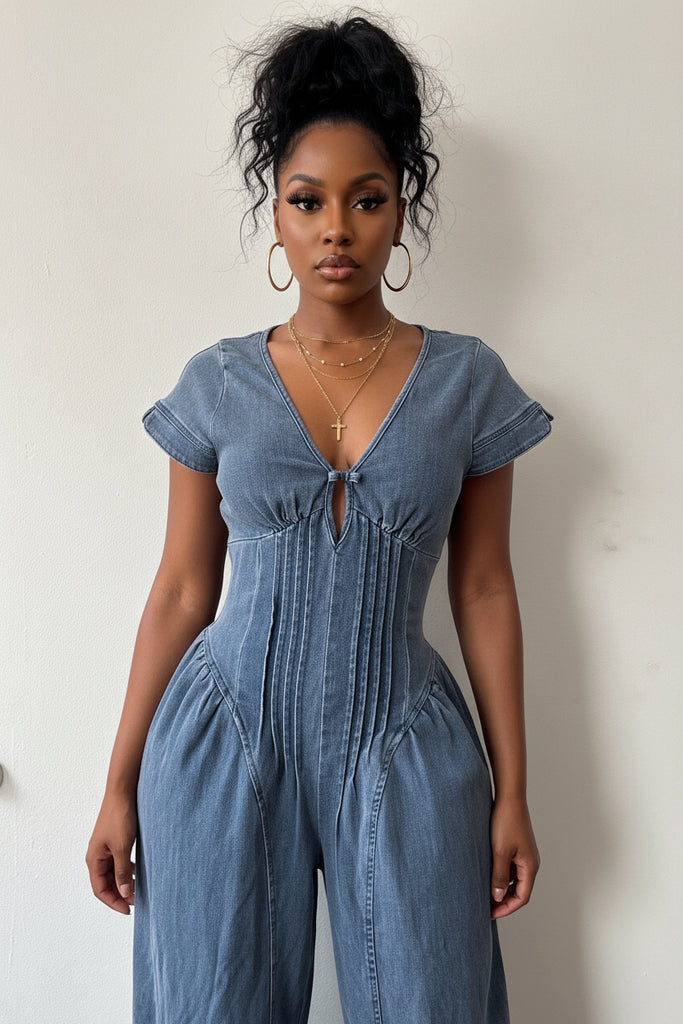 Harle Denim Jumpsuit