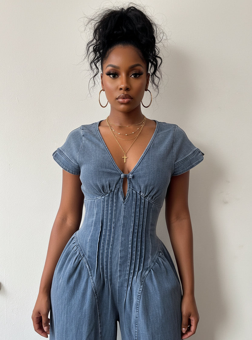 Harle Denim Jumpsuit