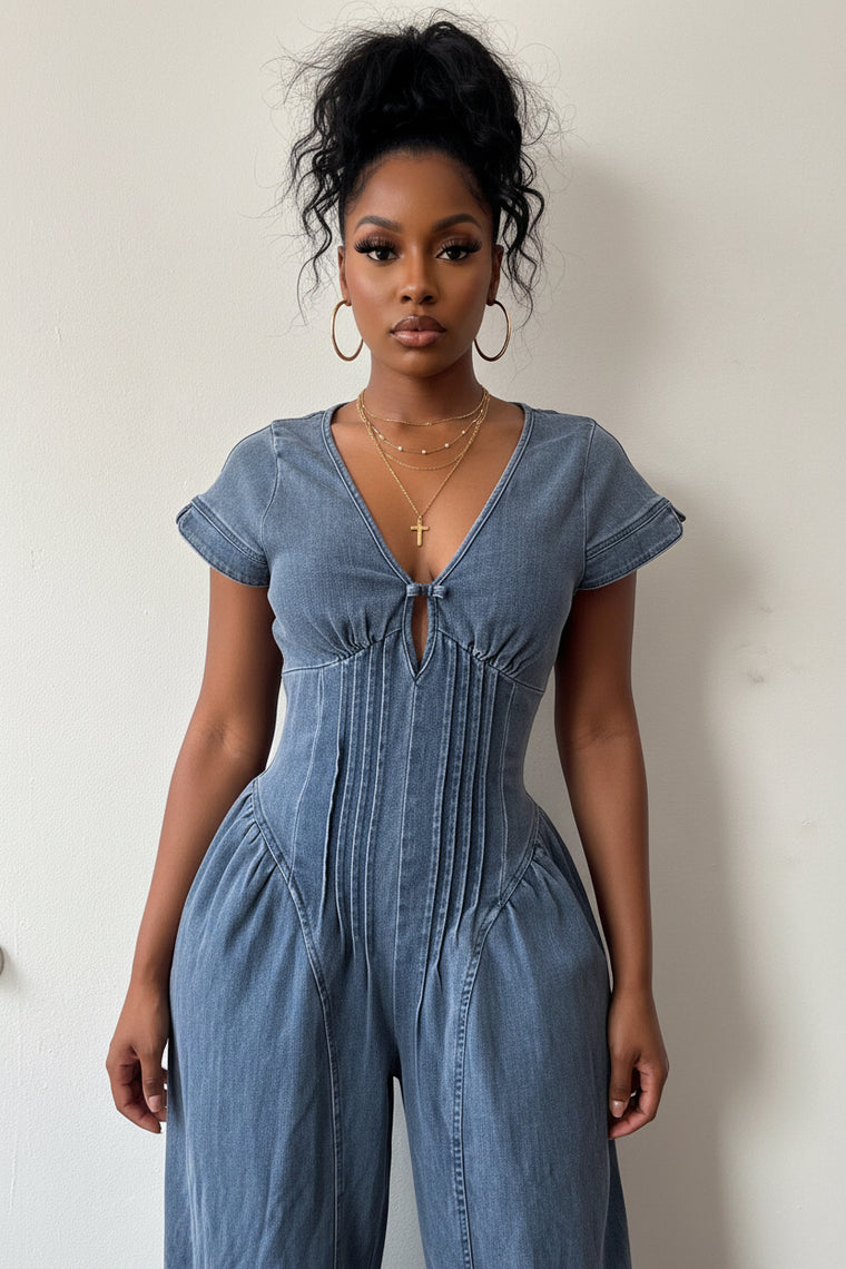 Harle Denim Jumpsuit