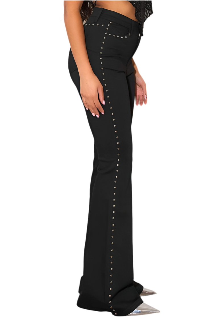 Studded Flare Jeans