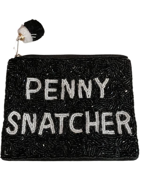 Penny Snatcher Beaded Purse