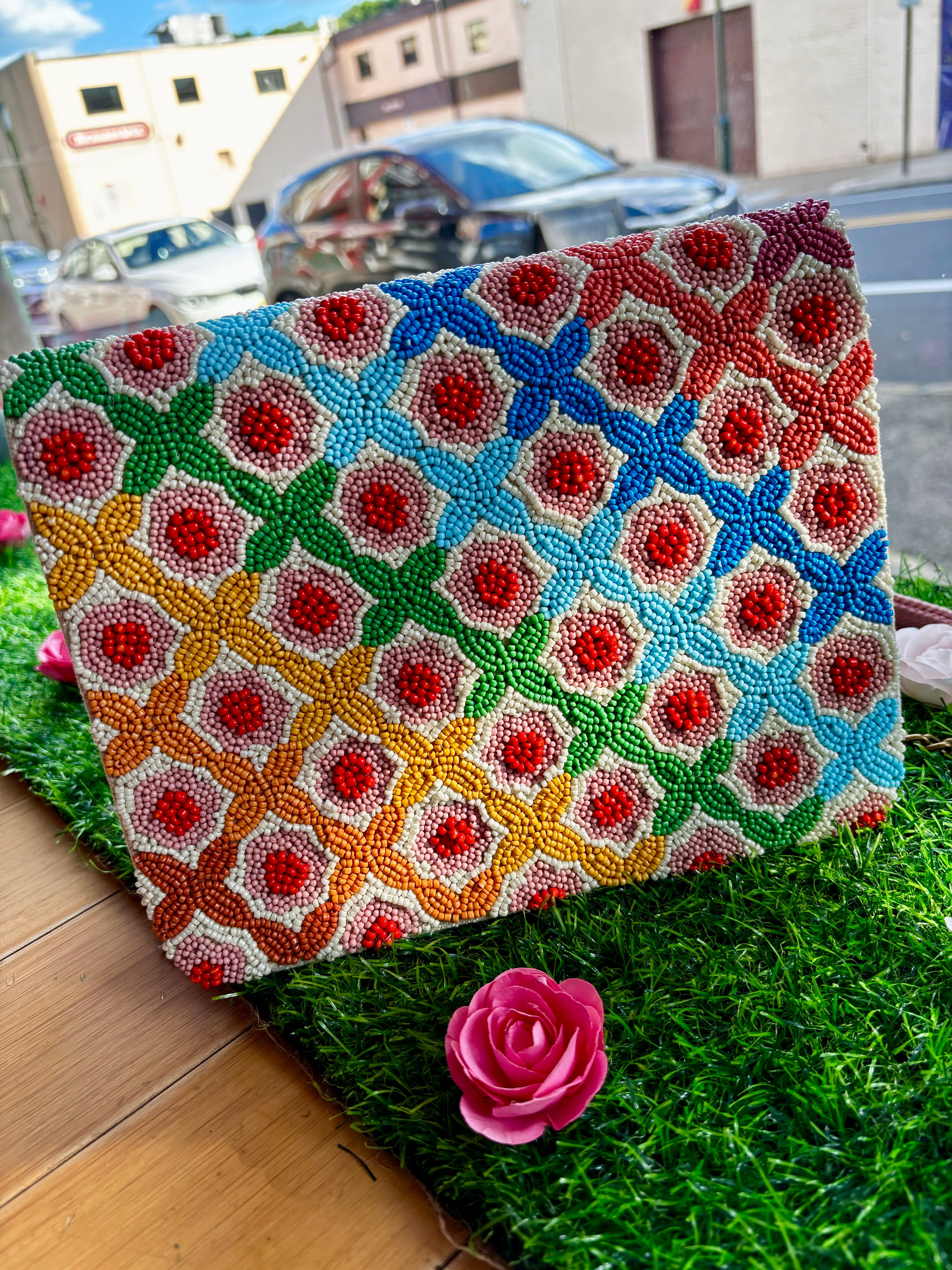 Rainbow Petals Bag