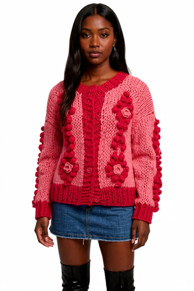 Elise Crochet Cardigan