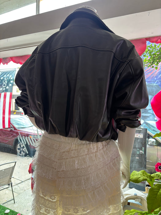 Chocolate Bomber Jacket
