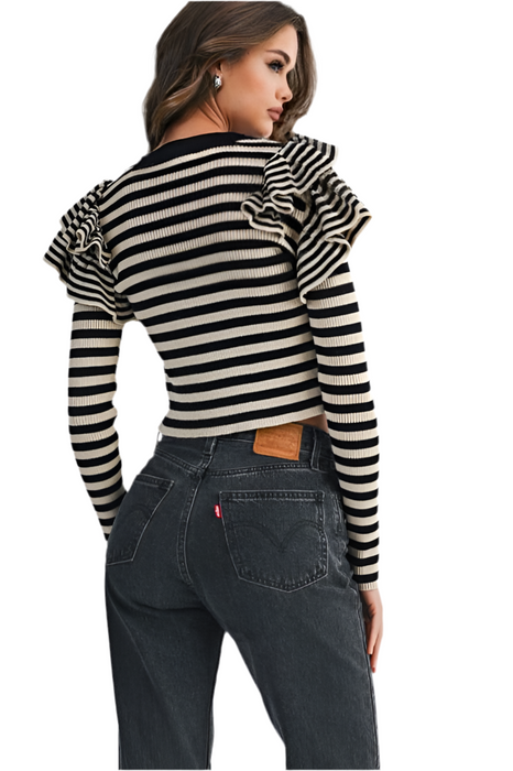 Nora Striped Top