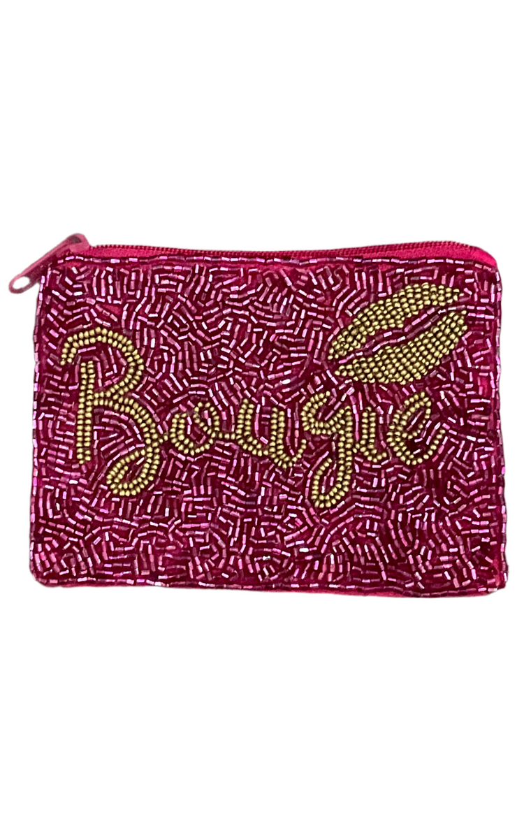 Bougie Beaded Coin Purse