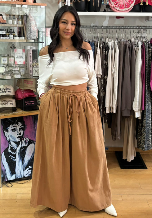 Cali Camel Wide Leg