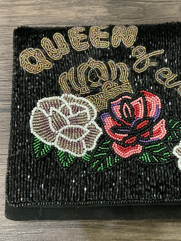 Queen of Everything Beaded Clutch