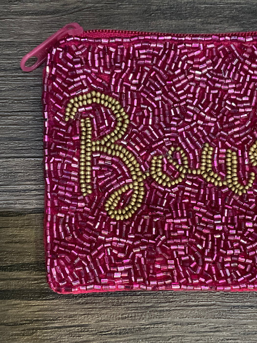 Bougie Beaded Coin Purse
