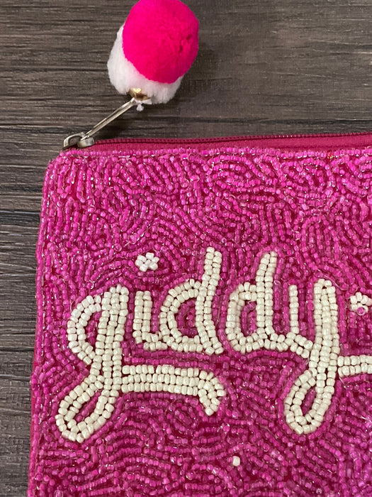 Giddy-up Beaded Coin Purse