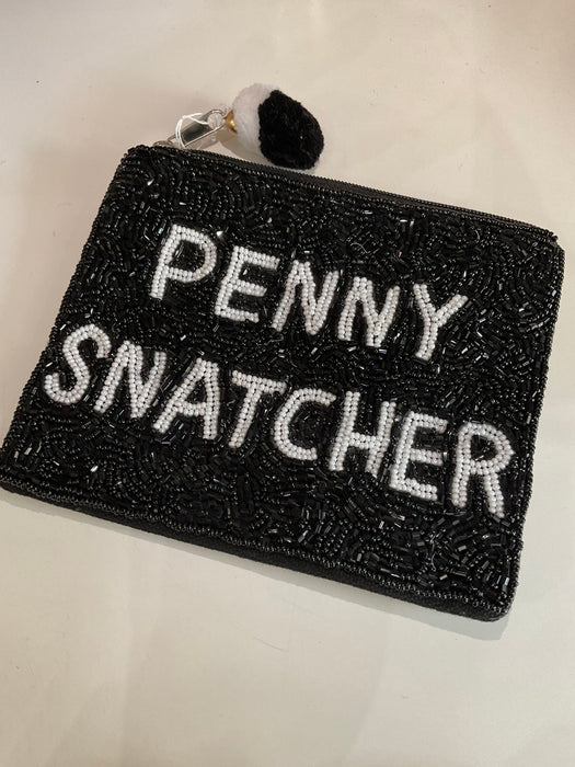 Penny Snatcher Beaded Purse