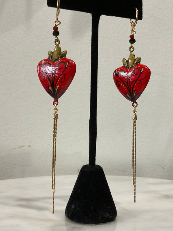 Hanna Heart Earrings