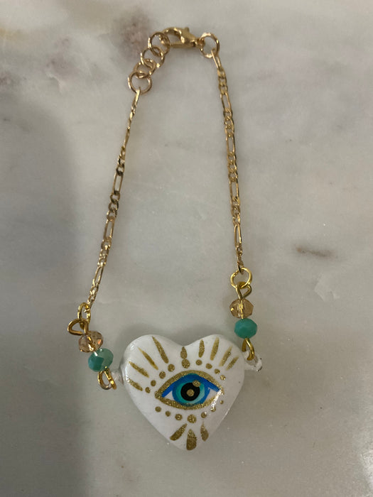 Eye Heart Bracelet