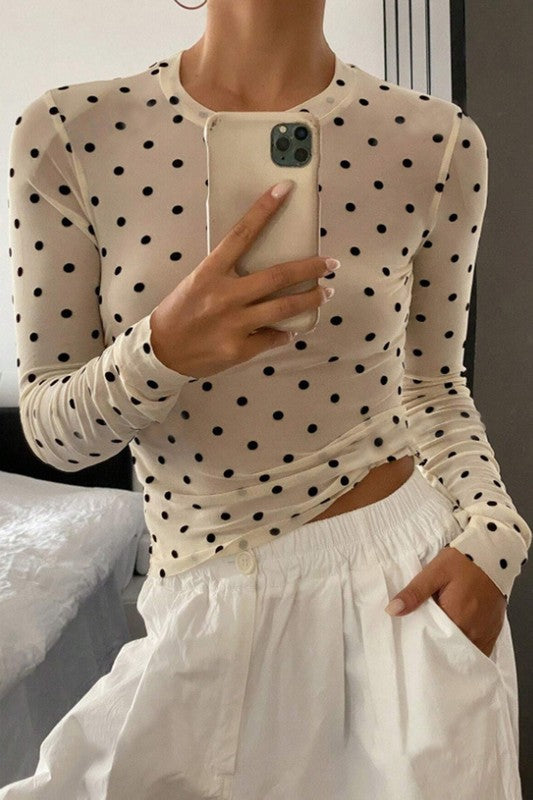 Polka Dot Top