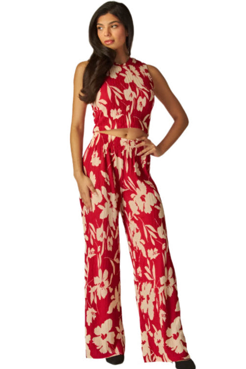 Iris Floral Pant Set