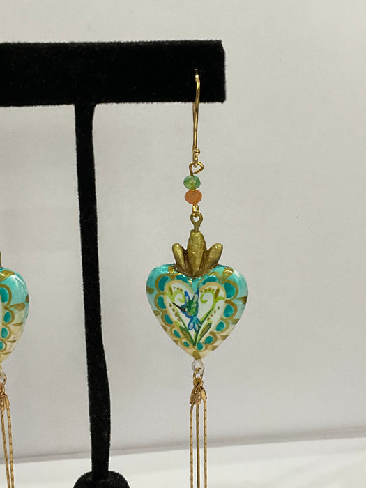 Blue Bird Earrings