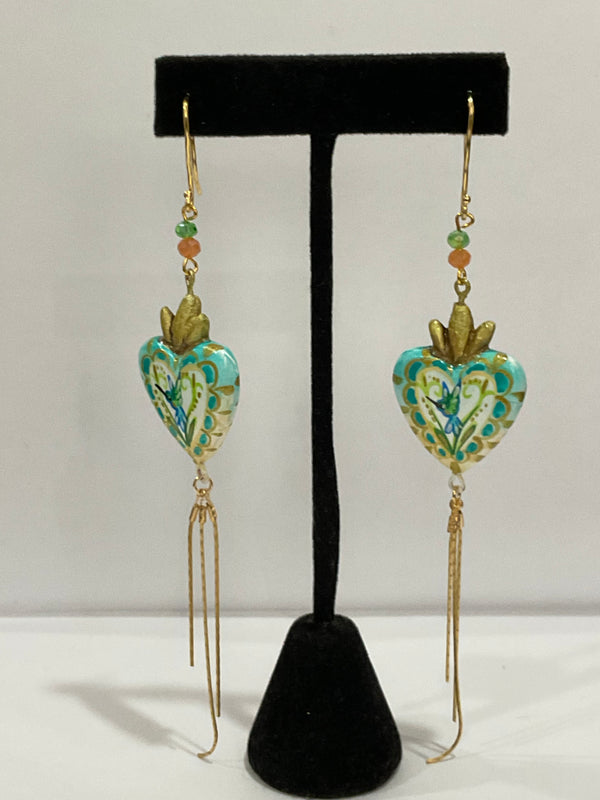 Blue Bird Earrings