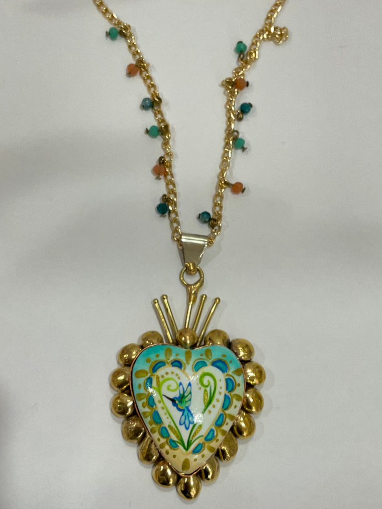 Blue Bird Necklace