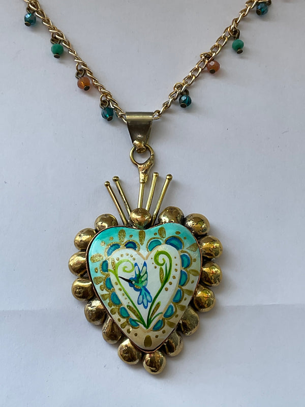 Blue Bird Necklace