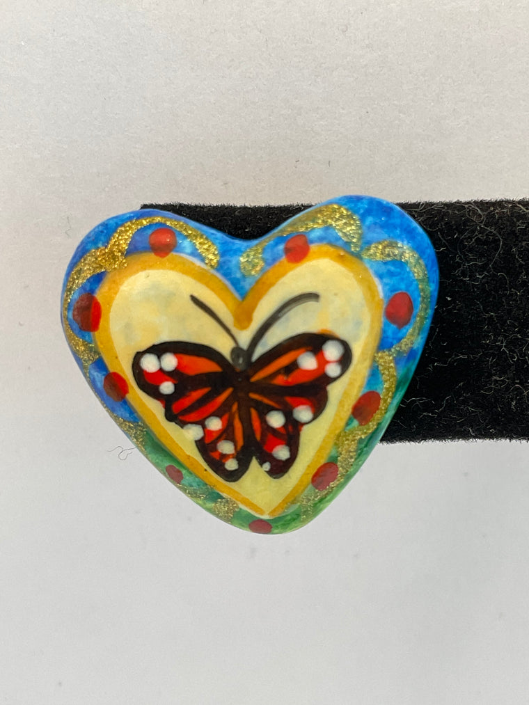 Butterfly Heart Earrings