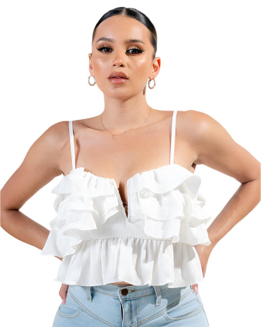 Daniella Ruffle Top