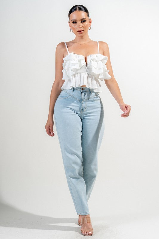 Daniella Ruffle Top