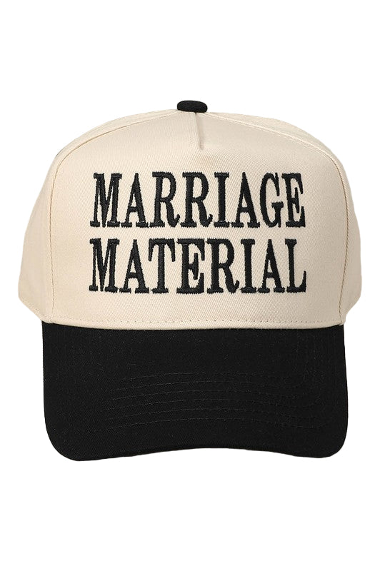 Marriage Material Cap