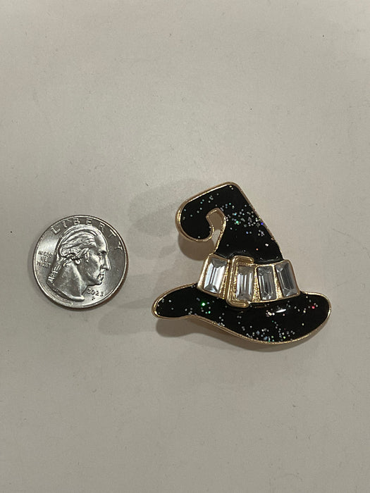 Sparkle Witch Hat Brooch
