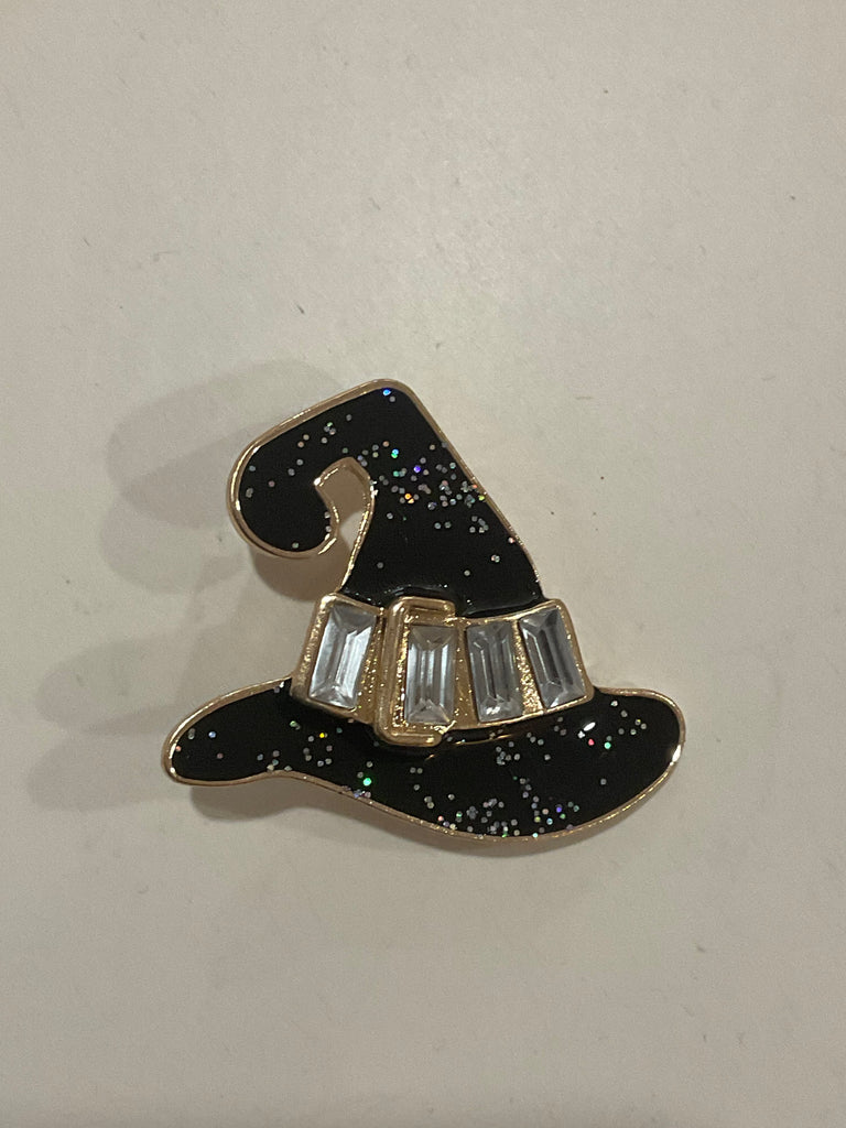 Sparkle Witch Hat Brooch